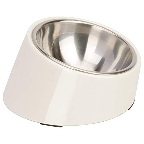 15° Tilted Cat Bowl - Mess-Free Elevated Design (0.5 Cup)