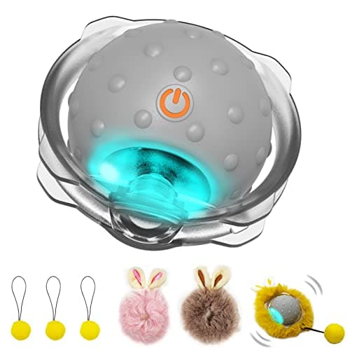 AUKL Interactive Self-Rolling Cat Toy Ball with Motion Sensor