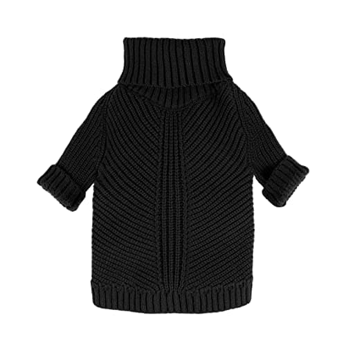 Premium Thermal Knit Dog Sweater with Turtleneck
