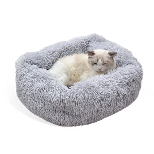 Premium Plush Dog Bed - Calming, Washable & Non-Slip (22")