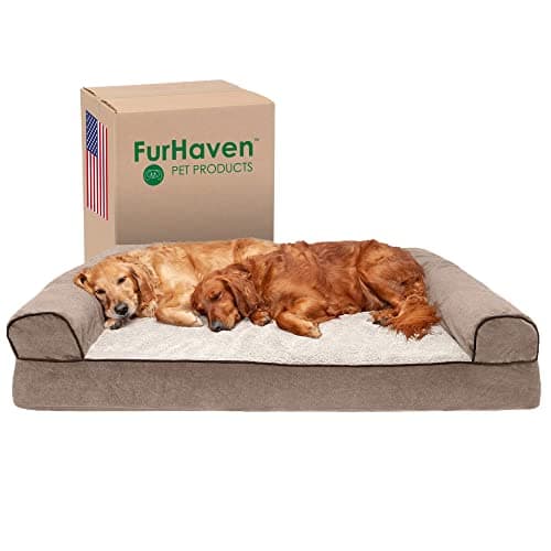 Furhaven Orthopedic Sofa Dog Bed - Jumbo Plus for Large Dogs