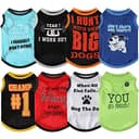 8-Pack Dog Shirts with Funny Sayings - Breathable Summer Tees thumbnail