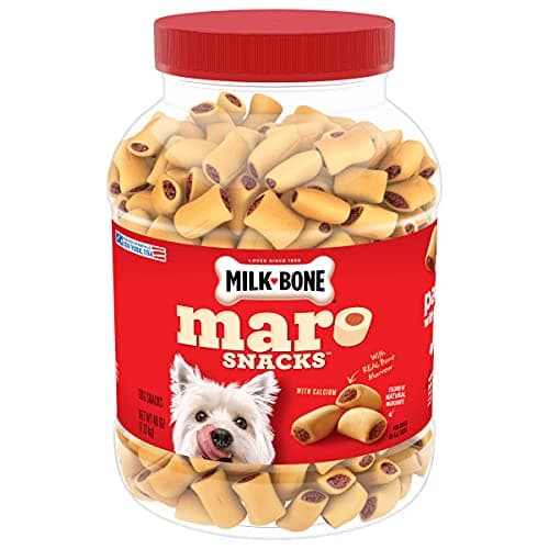 Milk-Bone MaroSnacks Dog Treats with Real Bone Marrow, 40 oz
