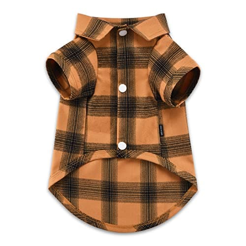 Classic Plaid Button-Up Shirt for Cats – Soft Cotton Blend