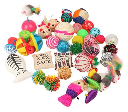 Premium Cat Toy Variety Pack - 20 Piece Activity Set