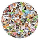 200-Pack Cute Animal Stickers for Pet Lovers & Kids thumbnail