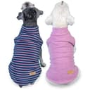 Cozy Turtleneck Dog Sweater 2-Pack - Soft Striped Winter Coat thumbnail