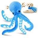 Large Squeaky Octopus Plush Dog Toy - Soft & Durable thumbnail
