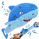 Goose Plush Dog Toy - Durable Squeaky Crinkle Chew Toy thumbnail