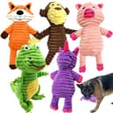 5-Pack Plush Squeaky Toy Bundle for Medium to Large Dogs thumbnail
